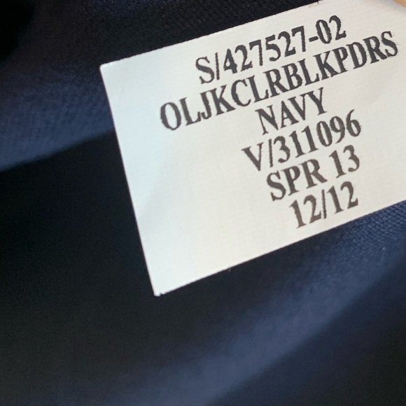 NWT Banana Republic two tone cream and dark blue dress career size 14 - Picture 11 of 11